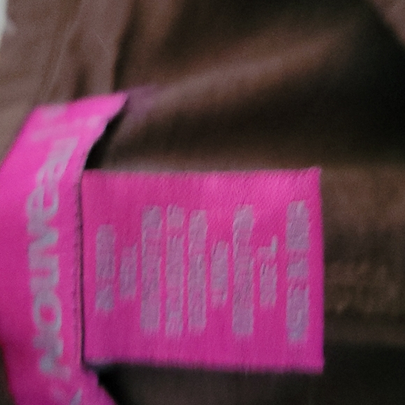 Vintage Brown Embroidered Cotton Boho Skirt L - Picture 4 of 7